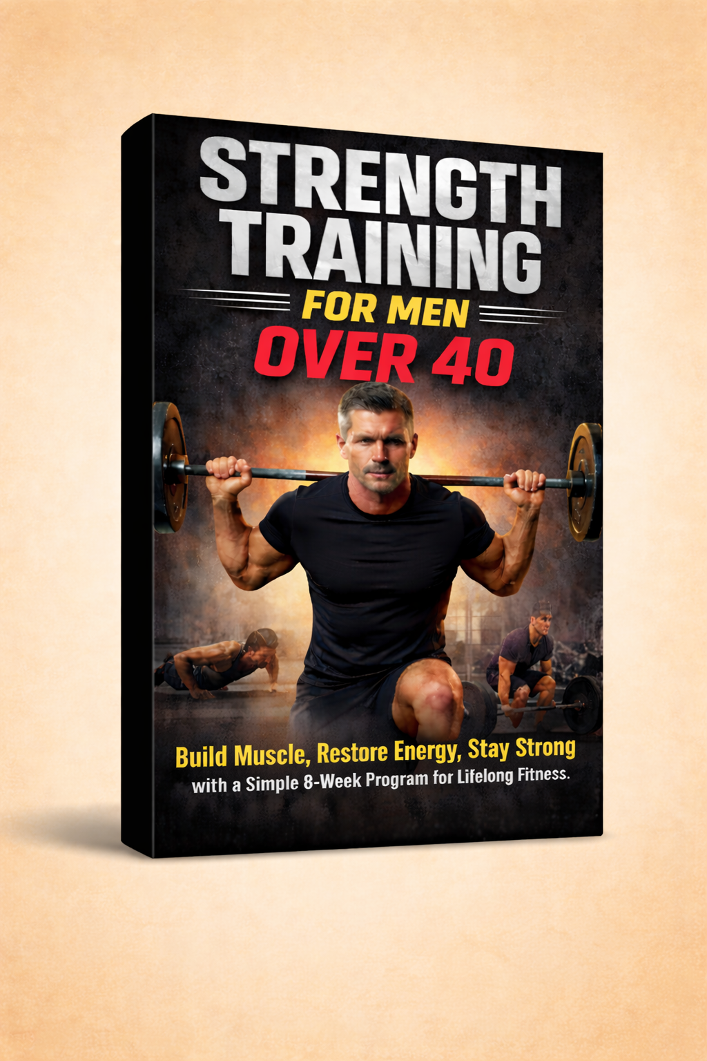 Strength Training for Men Over 40 - Build Muscle, Restore Energy, Stay Strong with a Simple 8-Week Program for Lifelong Fitness