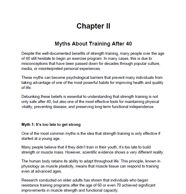 Strength Training for Men Over 40 - Build Muscle, Restore Energy, Stay Strong with a Simple 8-Week Program for Lifelong Fitness